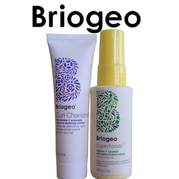 Banana Coconut Spray & Curl Cream by Briogeo NWT - Picture 1 of 4